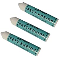 3 Stück Sisa-Fettkreide weiß Reifenstift Reifenkreide